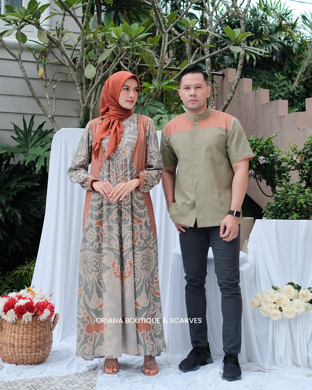 Zerafina Dress Mom Green