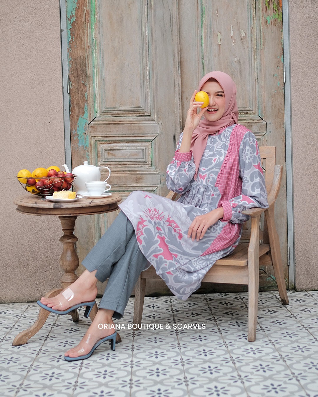 Zerafina Tunik Grey