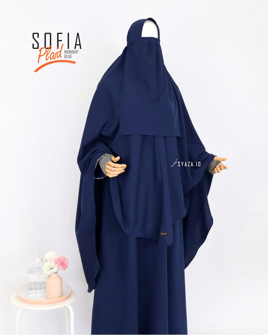 Sofia Plaid Abaya