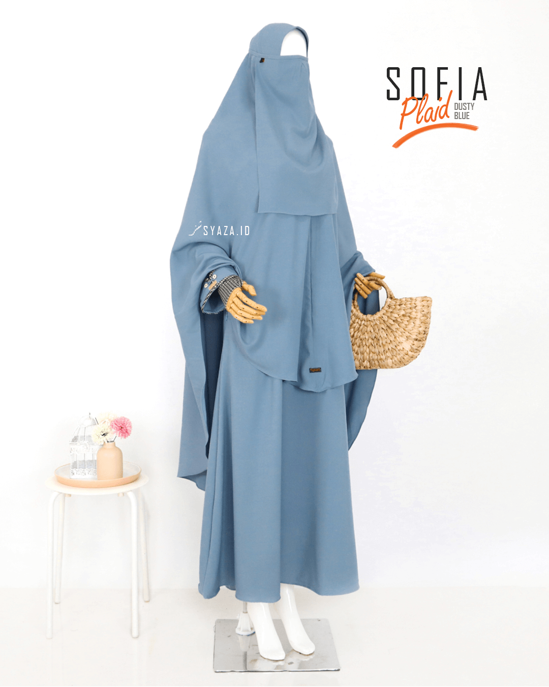 Sofia Plaid Abaya