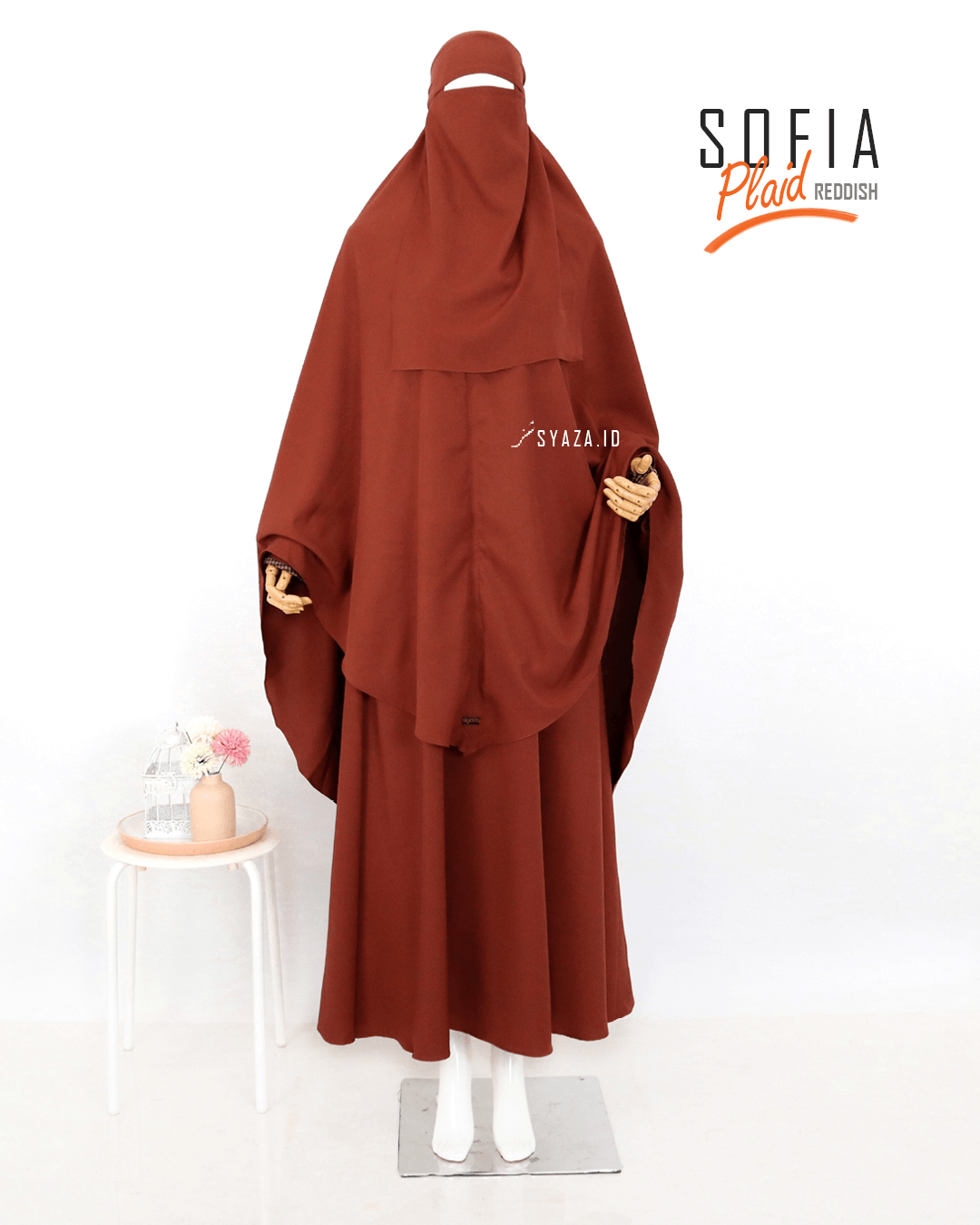 Sofia Plaid Abaya