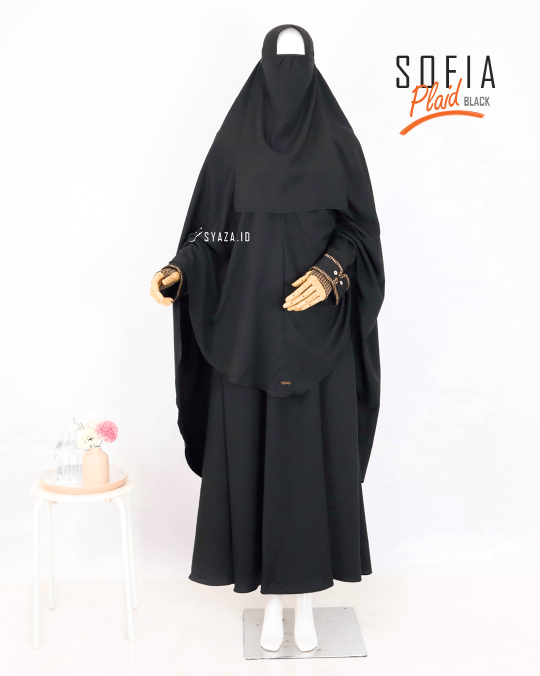 Sofia Plaid Abaya