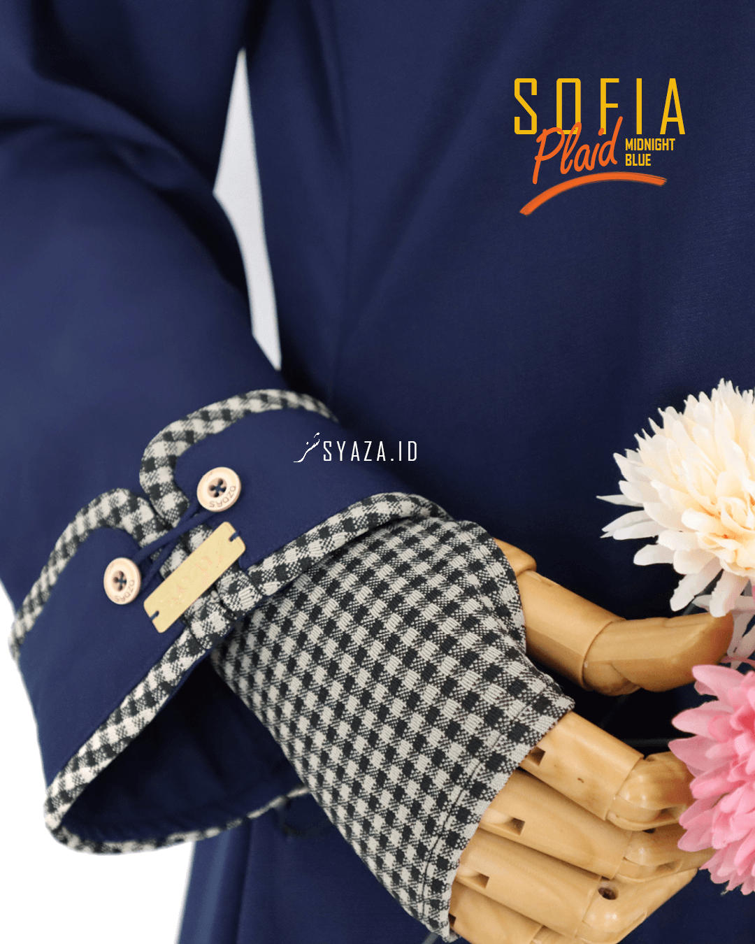 Sofia Plaid Abaya