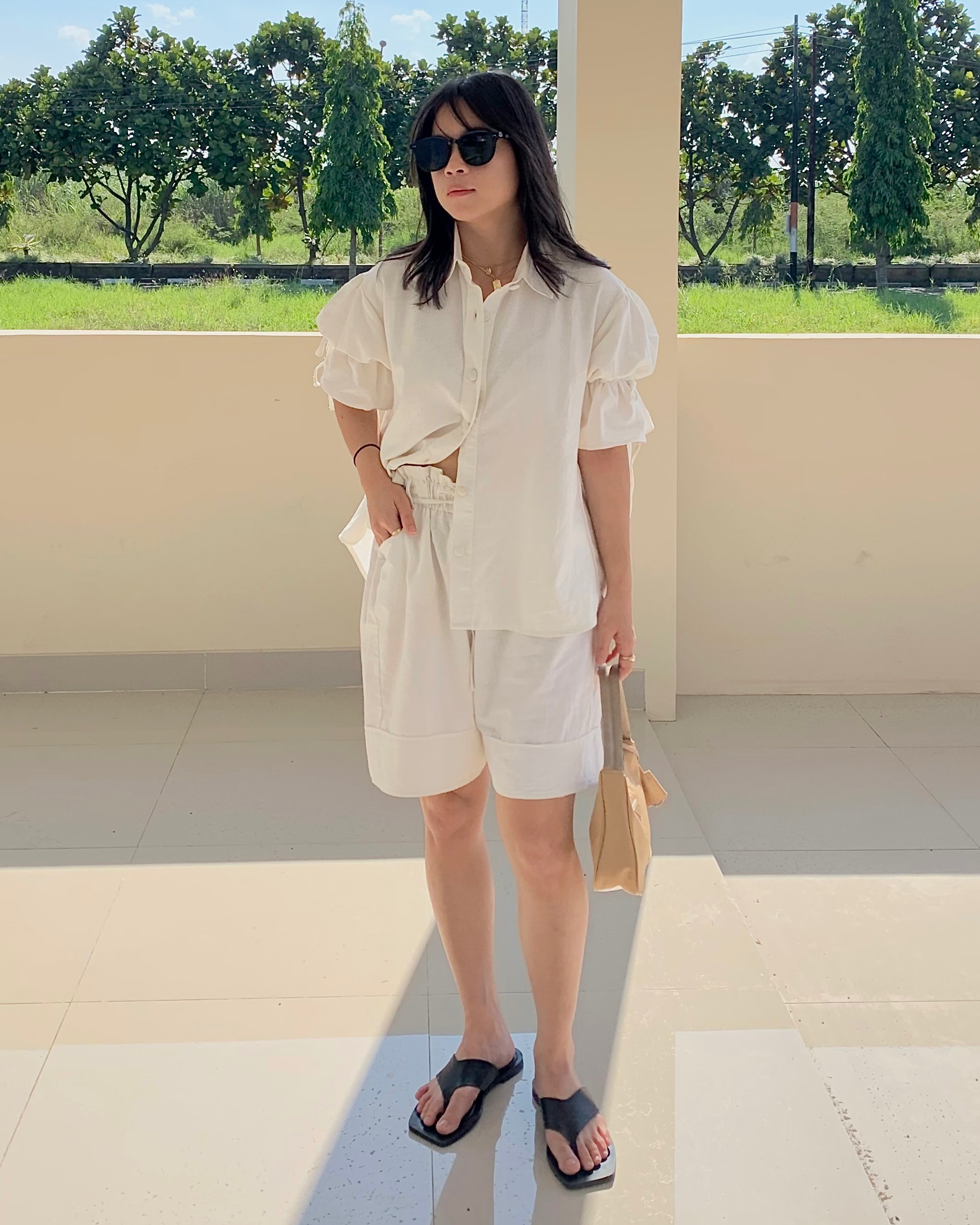 Sara Linen Shorts