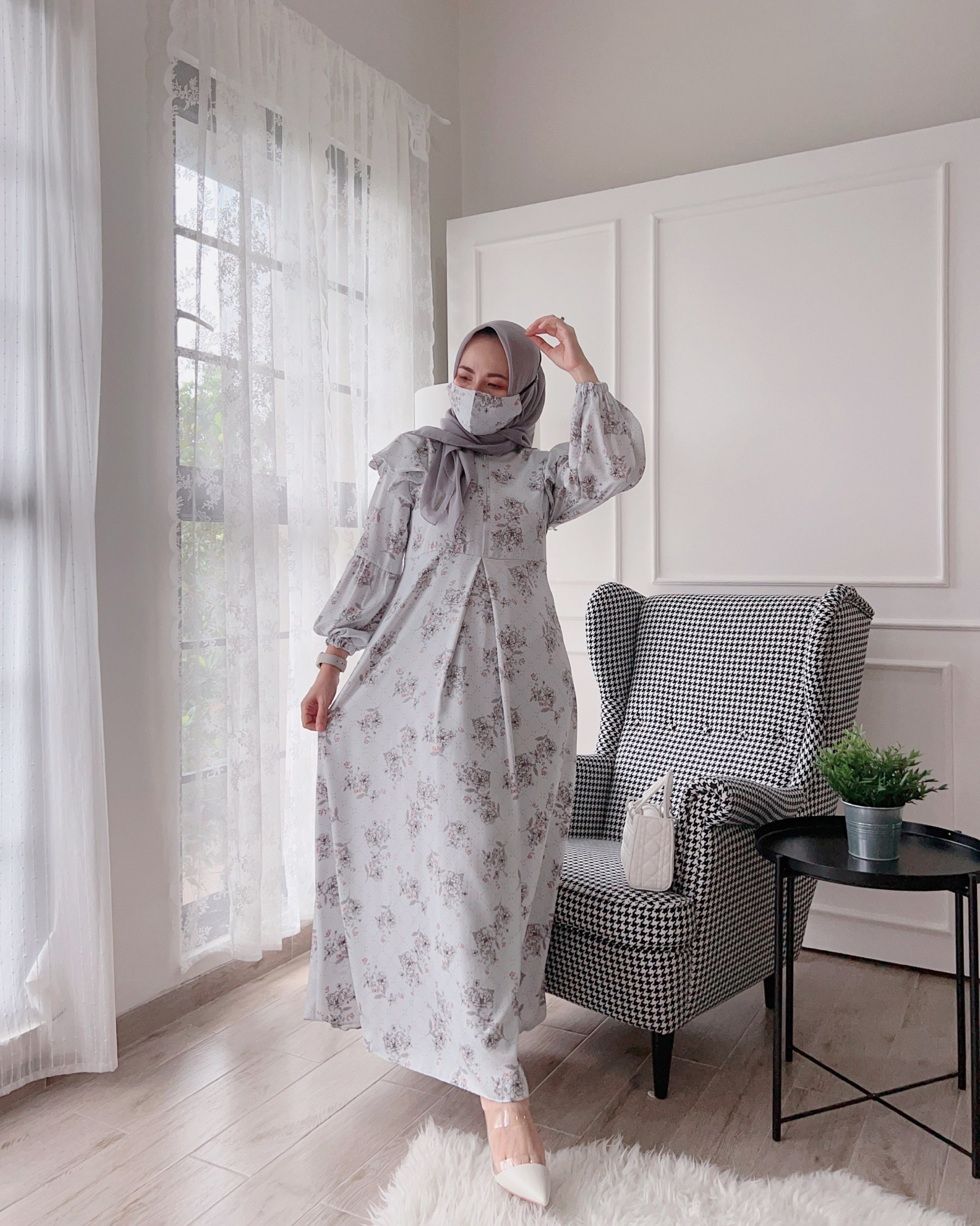 Alaana Silk Dress Raya Series by Fhanza