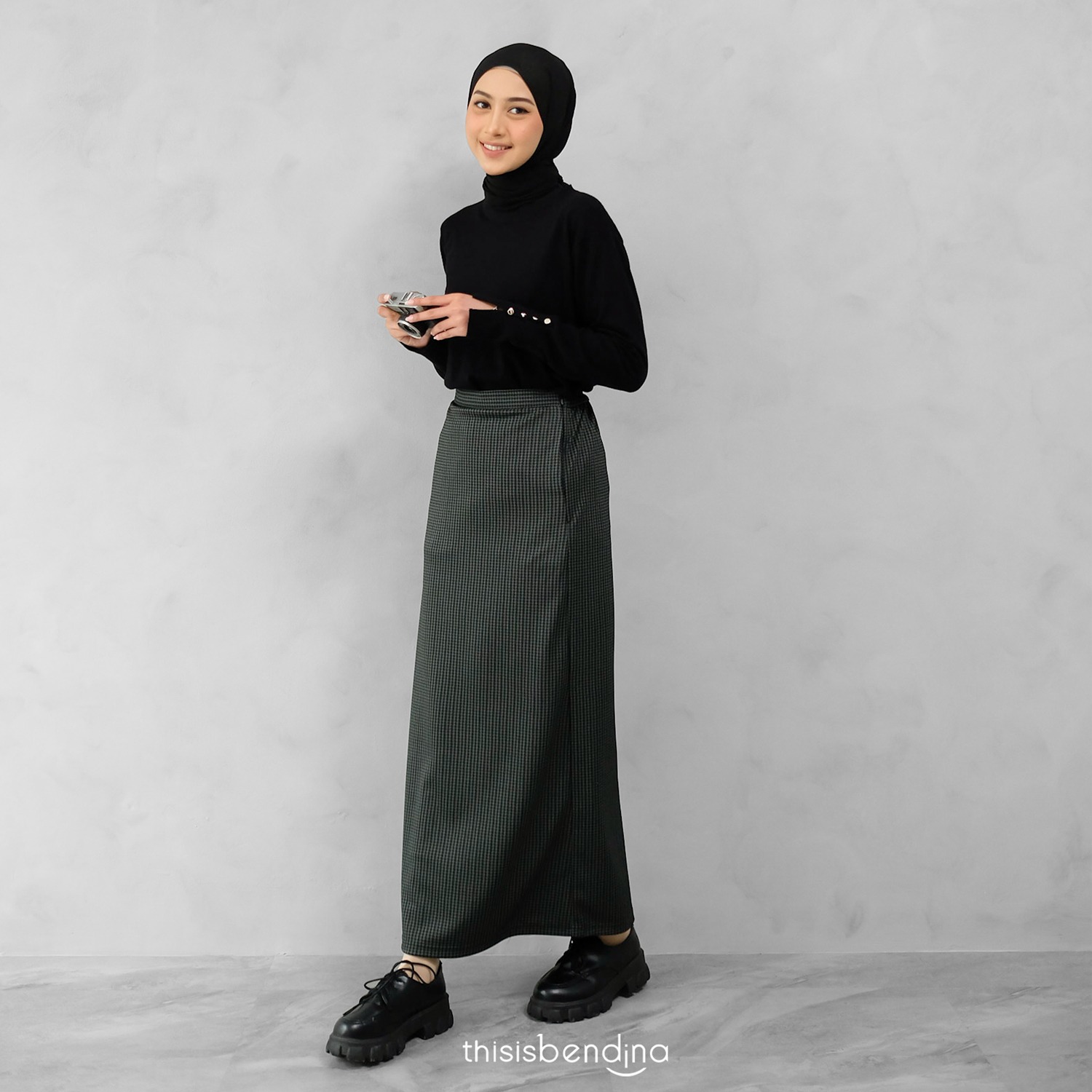 Kana Skirt Midnight Green