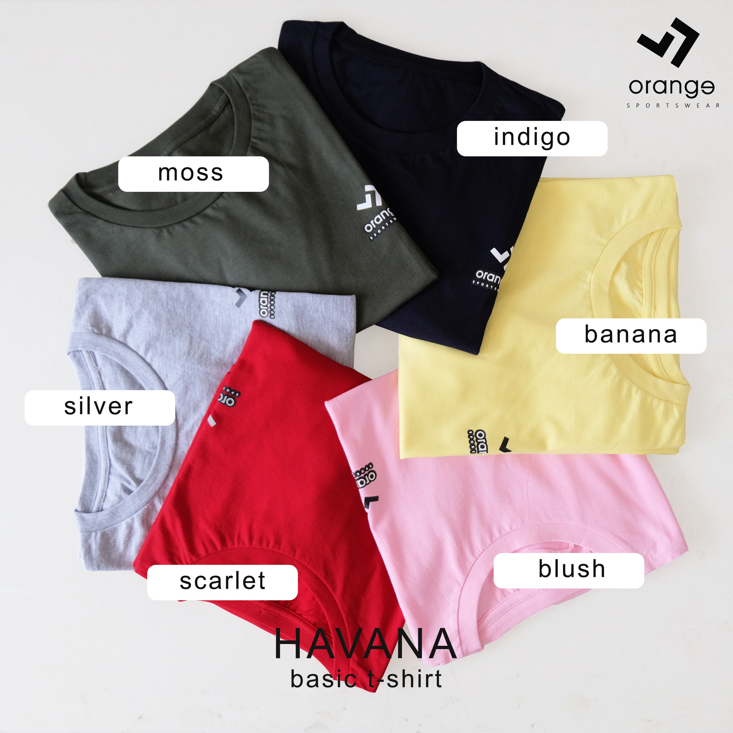  Kaos T-Shirt Basic Premium Wanita / Kaos Olahraga Wanita Sporty