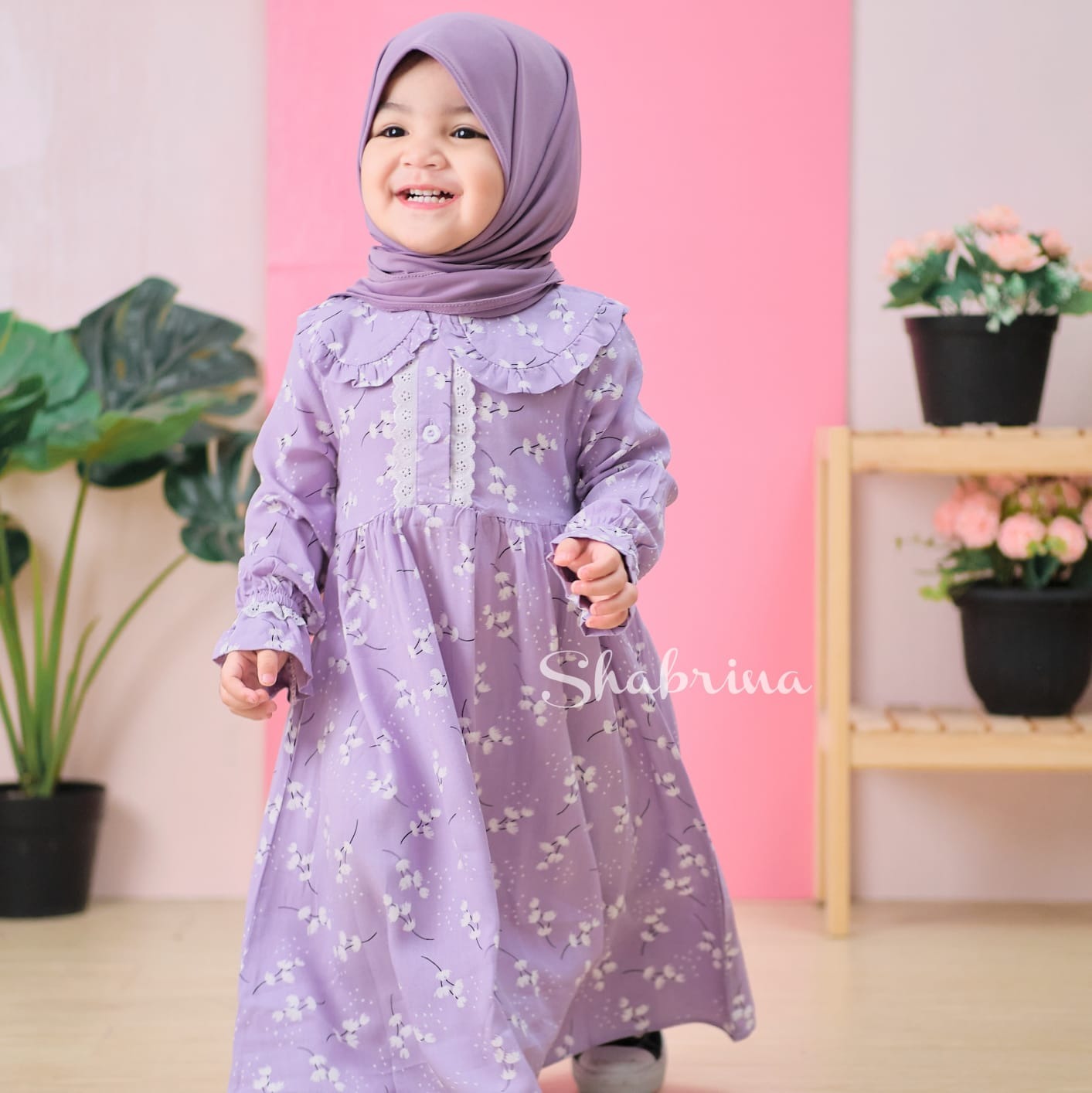 Gamis Kamila (Hanya Gamis) size XL, XXL, 3XL, 4XL by Shabrina