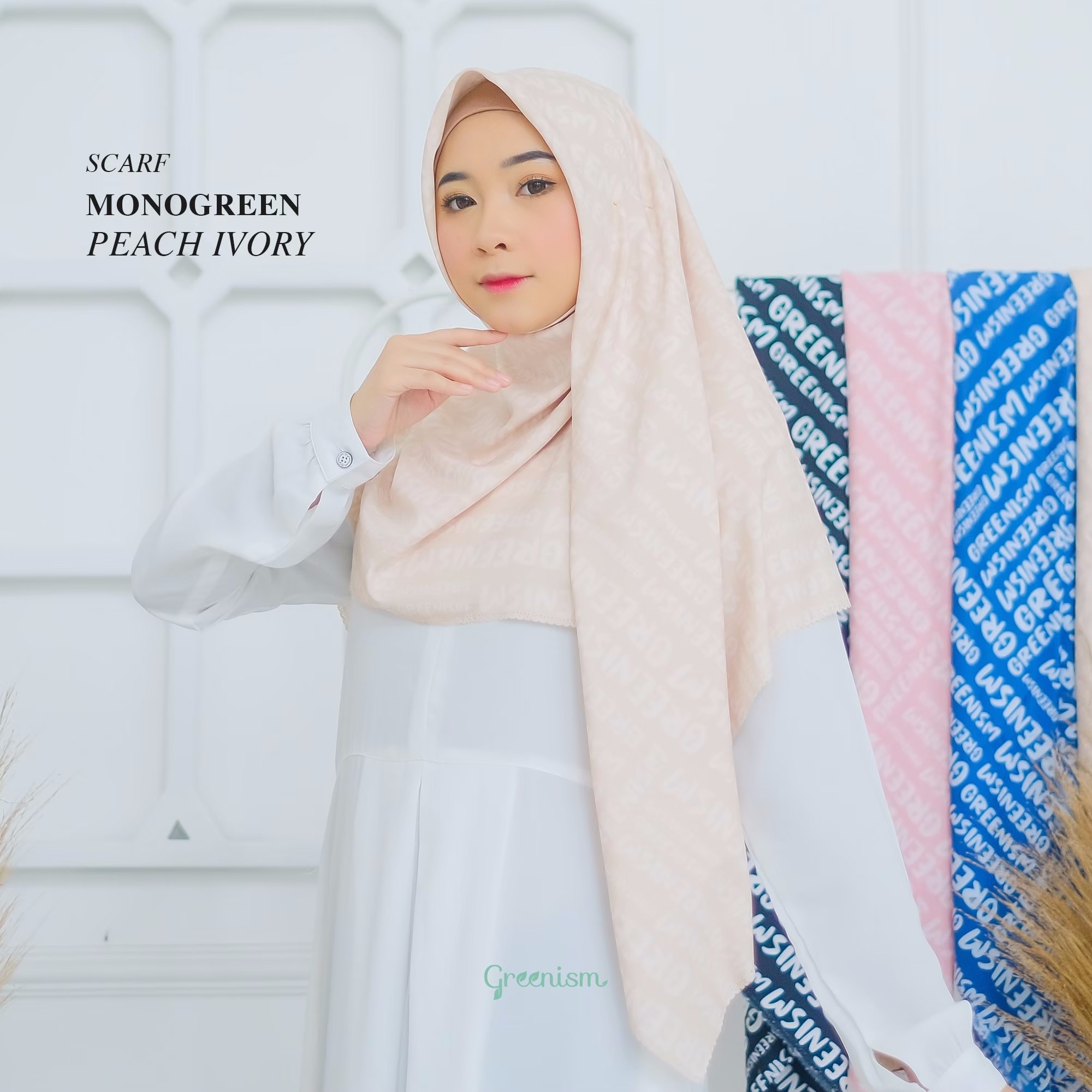 MONOGREEN SCARF