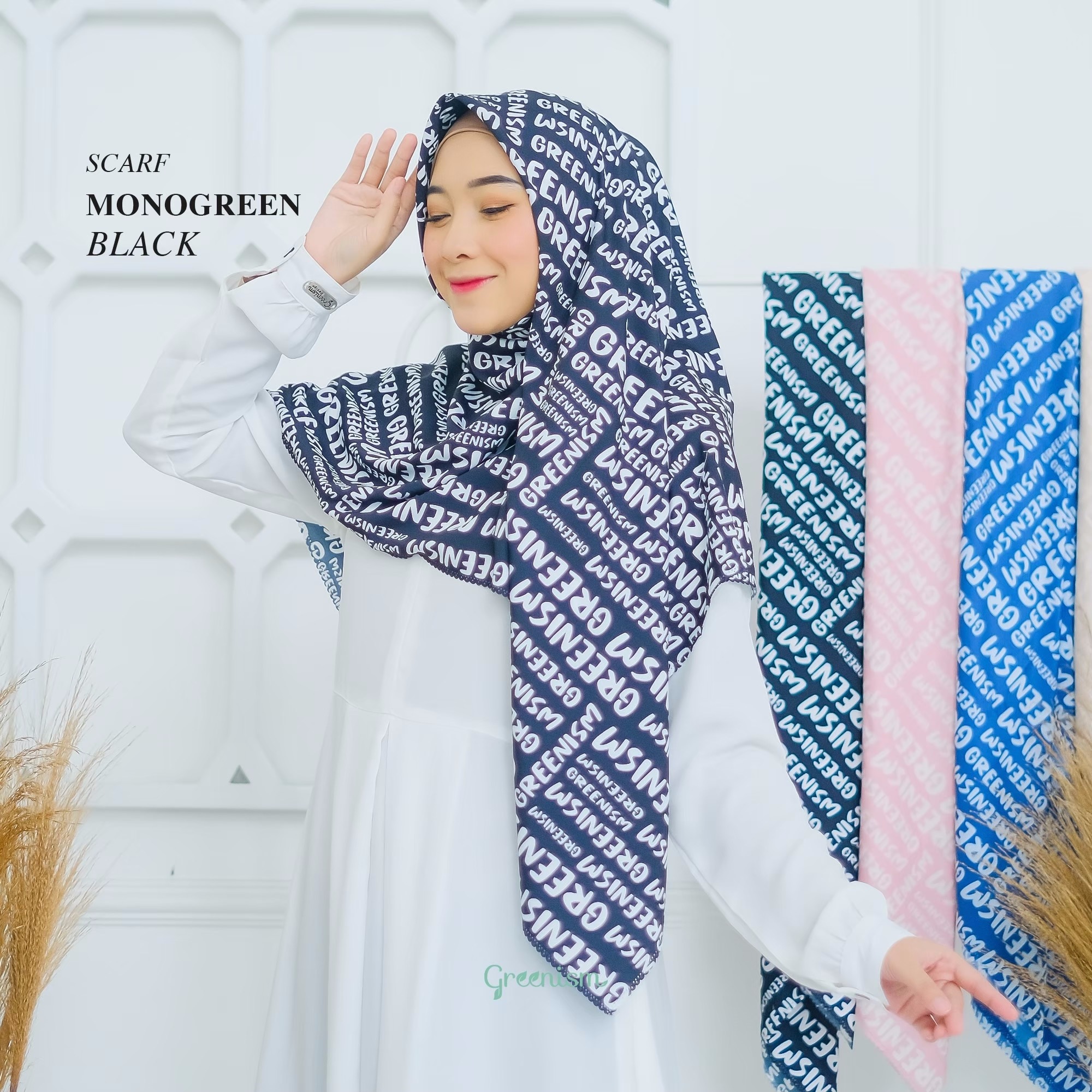 MONOGREEN SCARF
