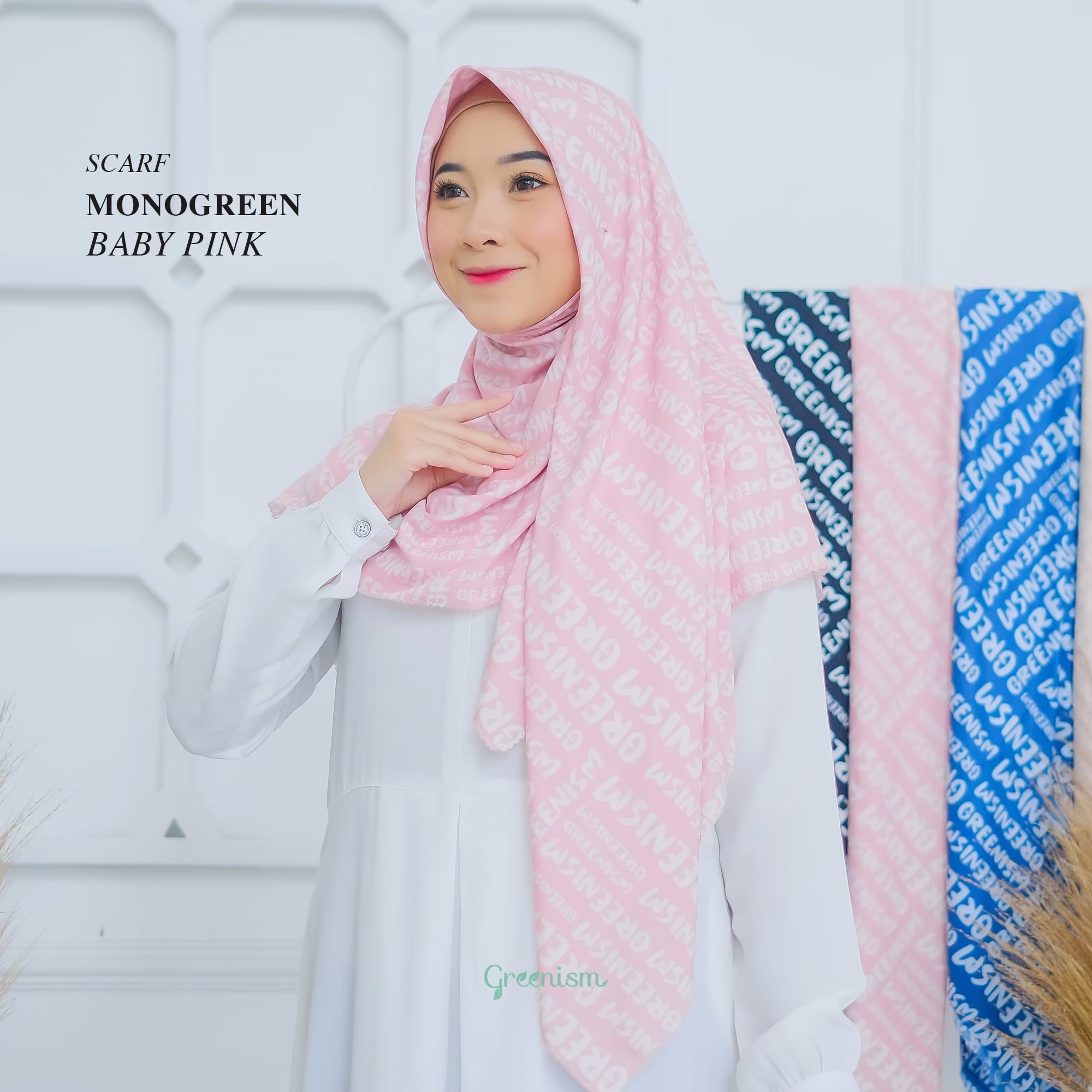 MONOGREEN SCARF