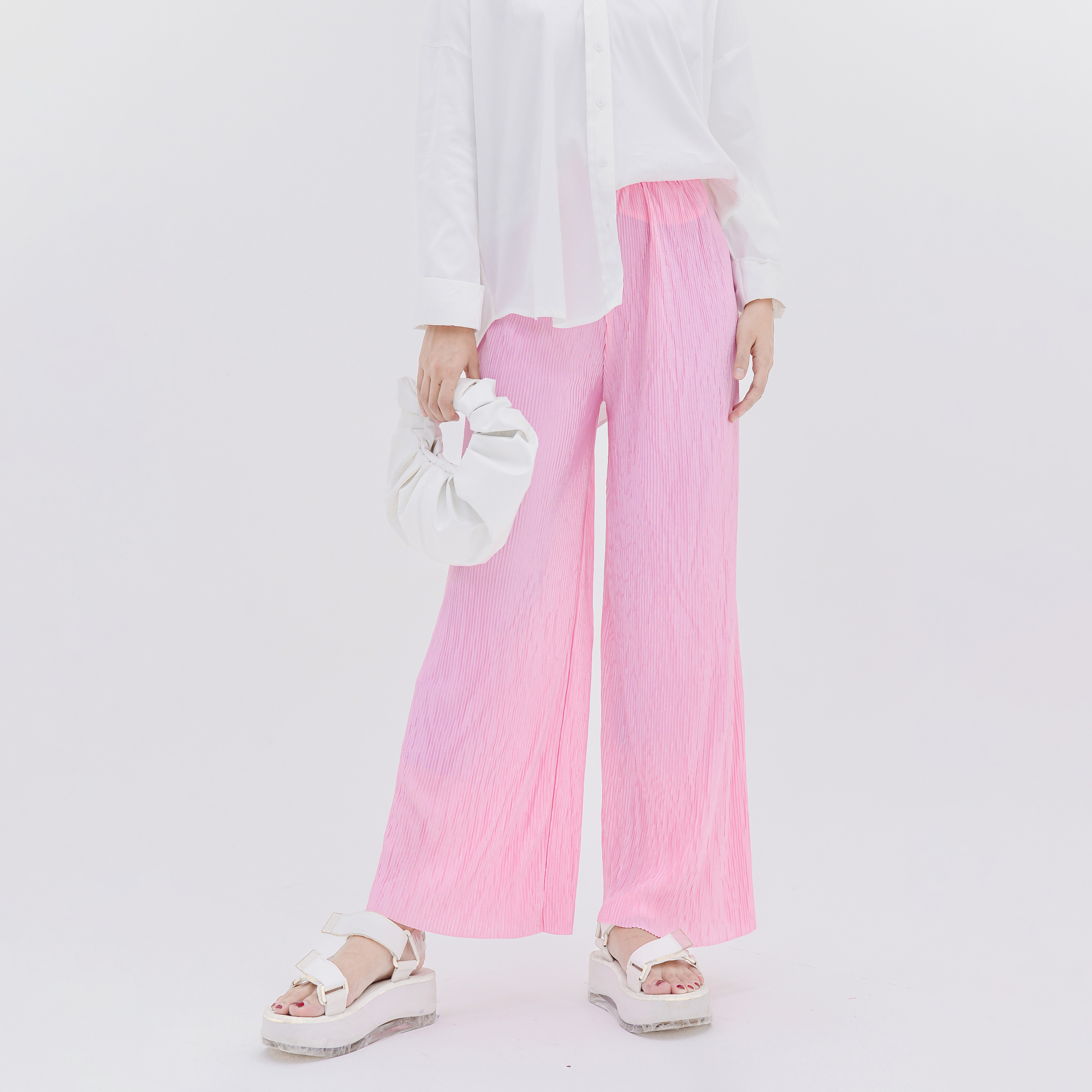 Moja Pants PINK MOJA Pleats 