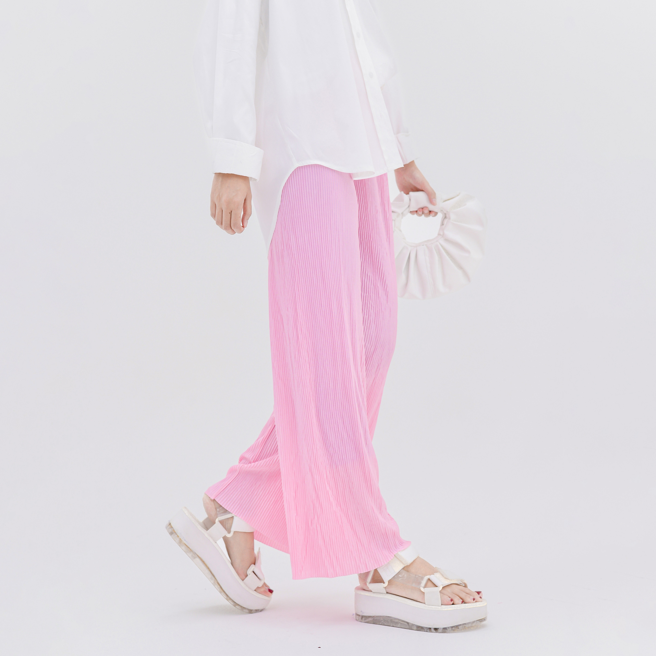 Moja Pants PINK MOJA Pleats 