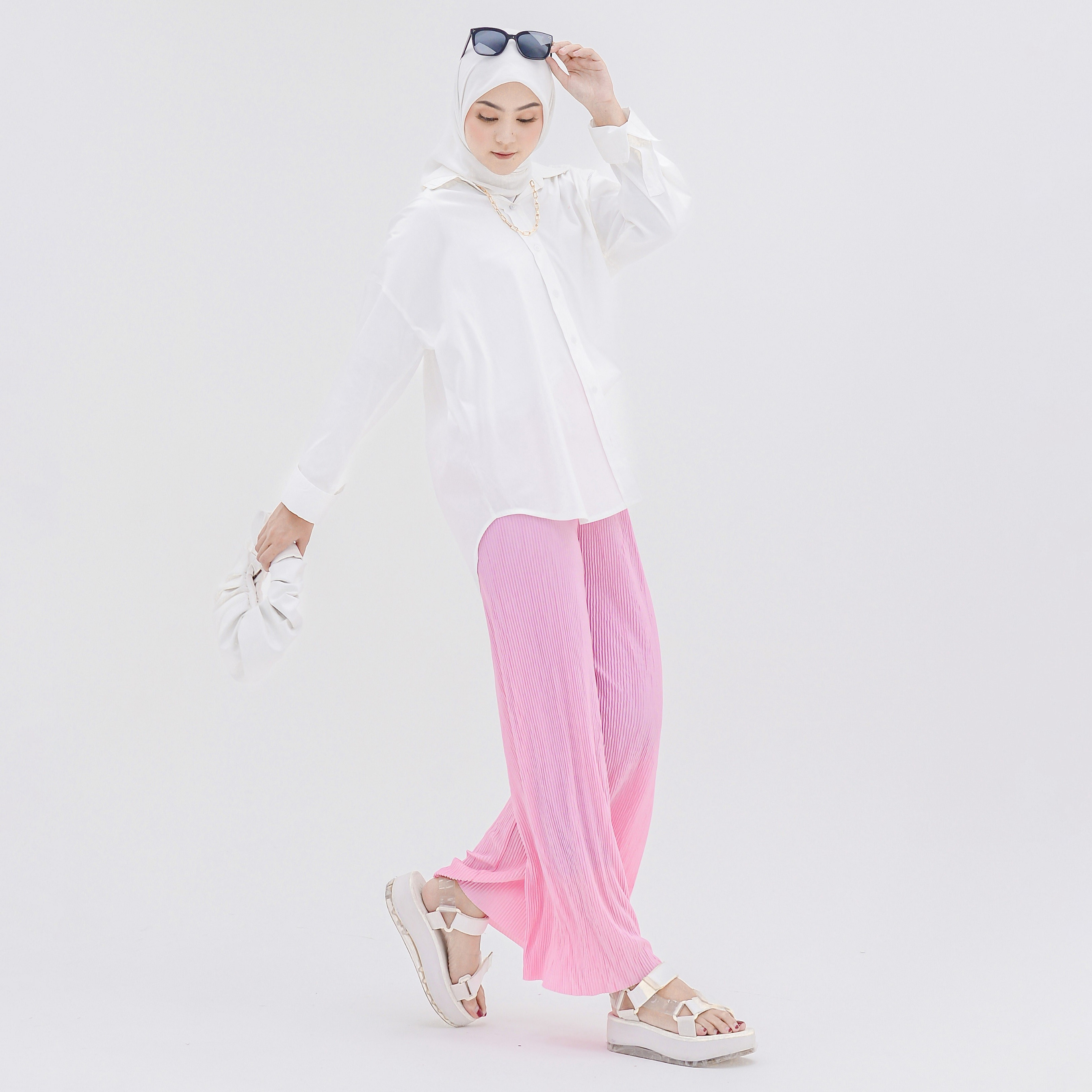 Moja Pants PINK MOJA Pleats 