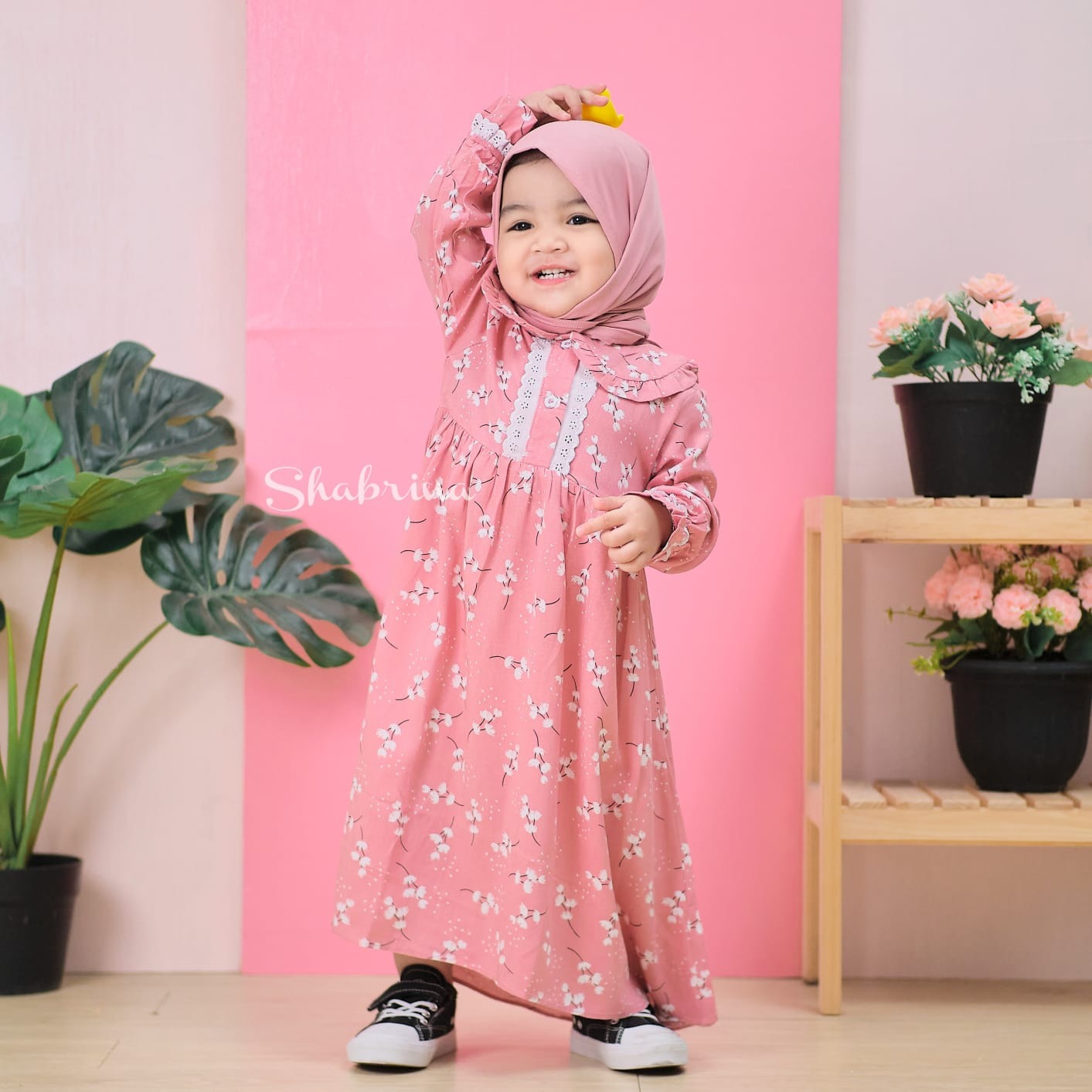 Gamis Kamila (Hanya Gamis) size XL, XXL, 3XL, 4XL by Shabrina