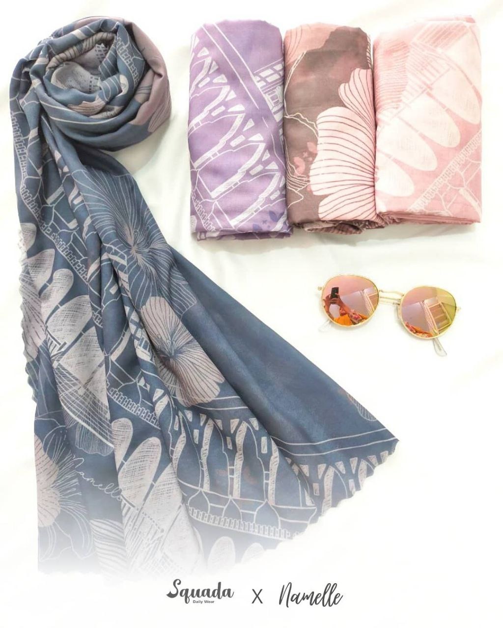 MECCA SCARF EXCLUSIVE SERIES (DUSTY PURPLE)