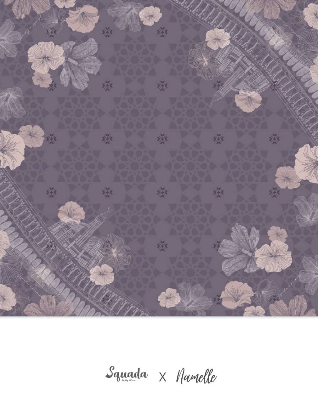MECCA SCARF EXCLUSIVE SERIES (DUSTY PURPLE)