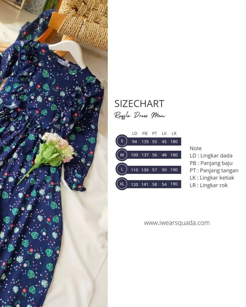 RUFFLE DRESS MOM