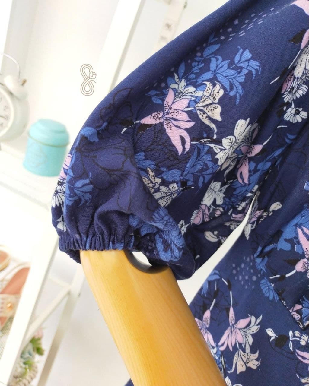 ROSALINDA DRESS HANA NAVY