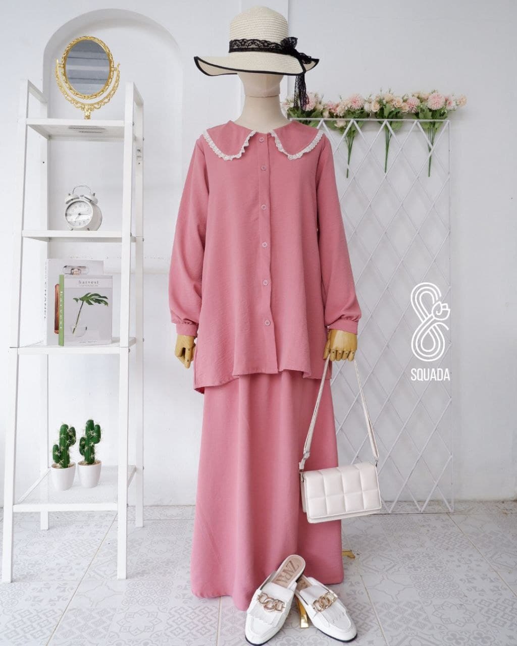 ALLENA SET SKIRT (PINK)