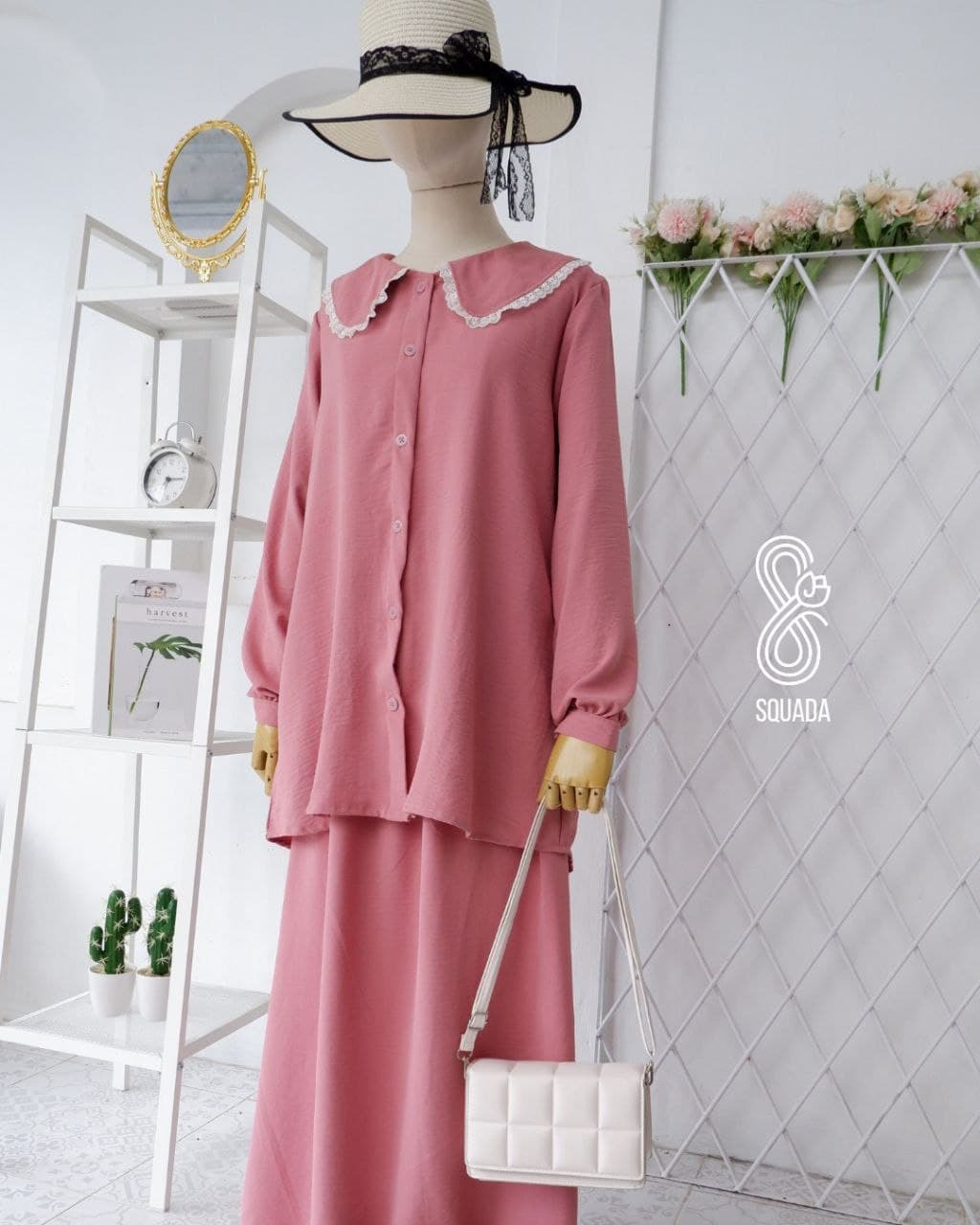 ALLENA SET SKIRT (PINK)