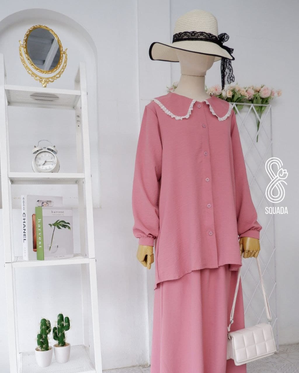 ALLENA SET SKIRT (PINK)