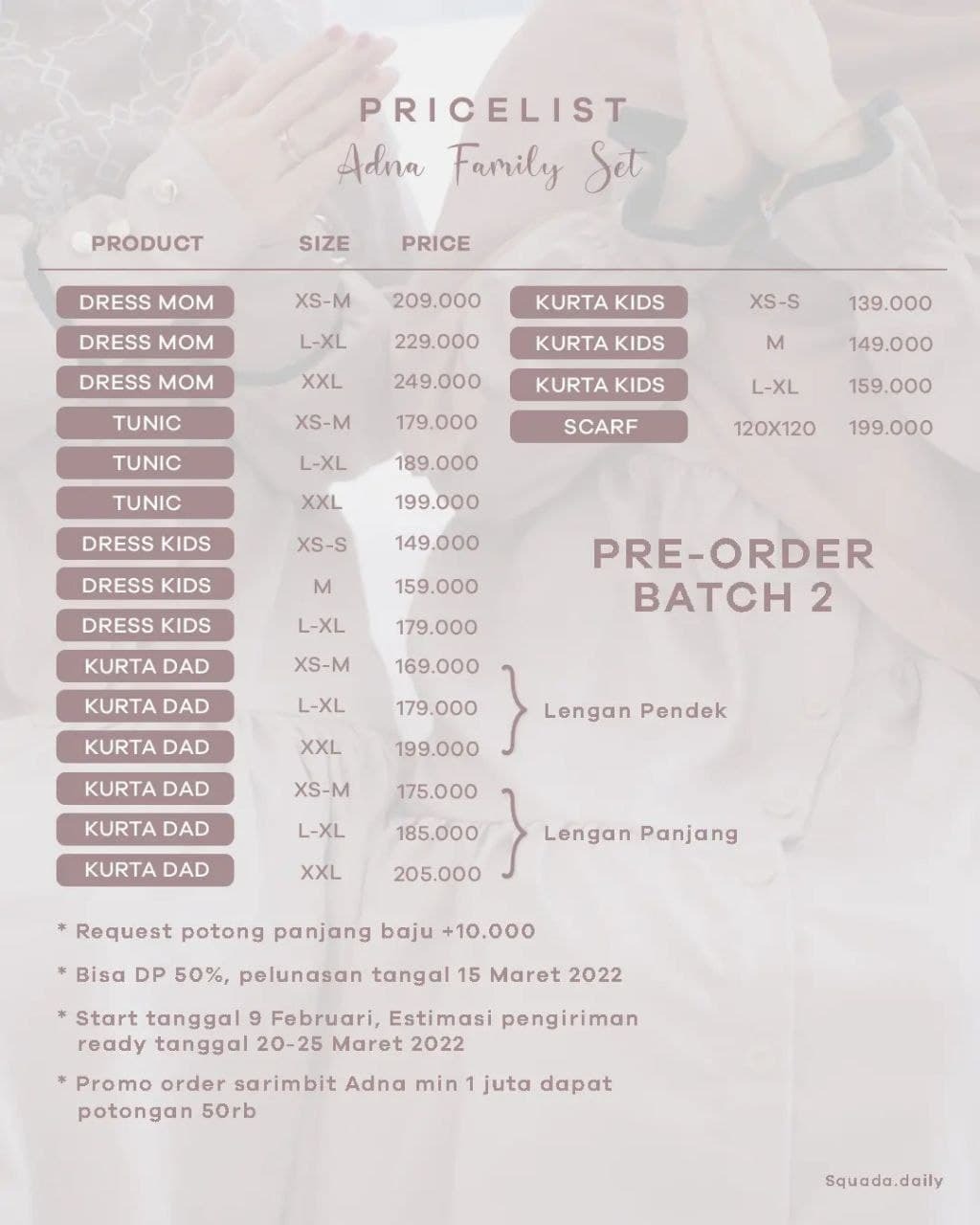 ADNA SERIES FAMILY SET  (PURE WHITE)