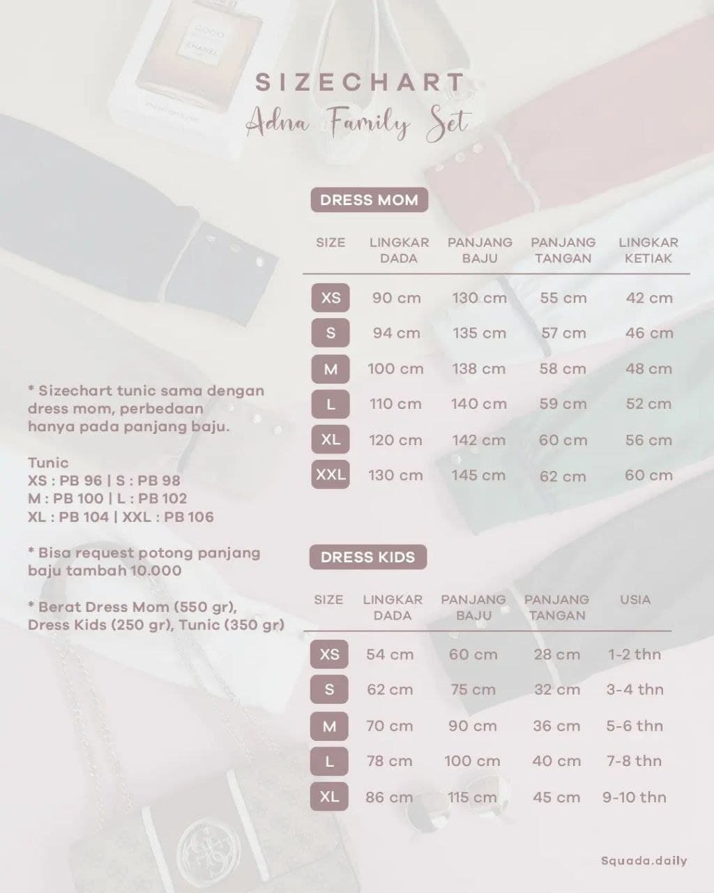 ADNA SERIES FAMILY SET  (PURE WHITE)