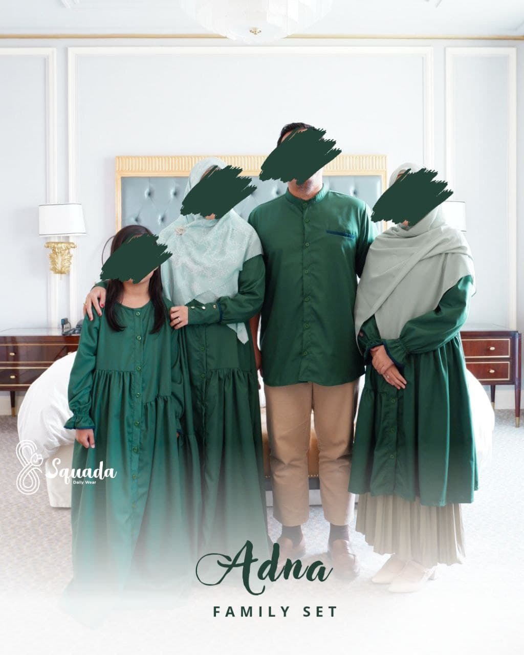 ADNA SERIES FAMILY SET (EMERALD GREEN)