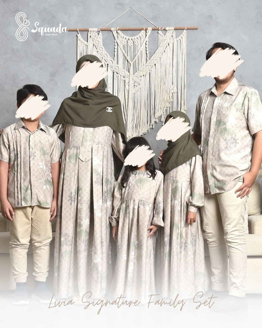 LIVIA SIGNATURE FAMILY SET (TIMELESS VANILLA SAND)