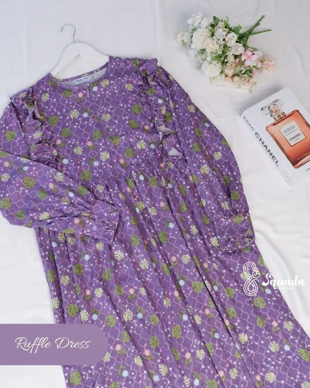 RUFFLE DRESS MOM