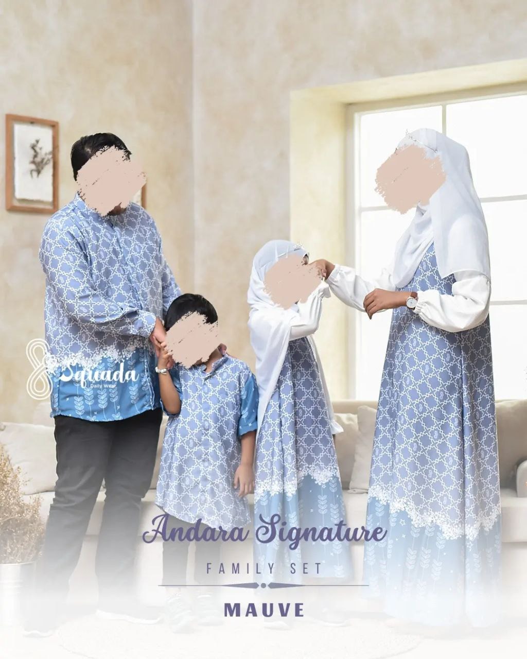 Andara Signature Family Set - Mauve