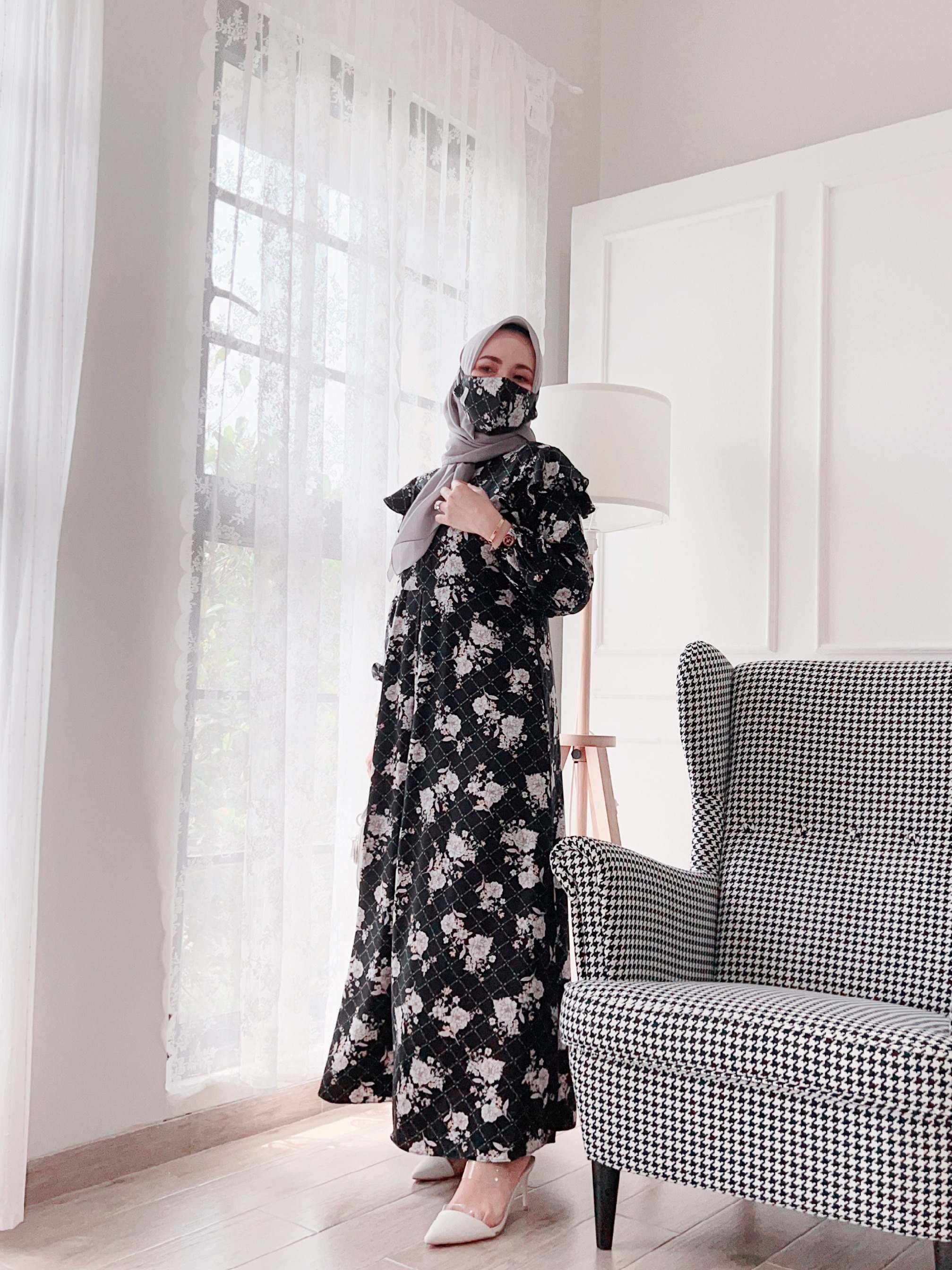 Alaana Silk Dress Raya Series by Fhanza