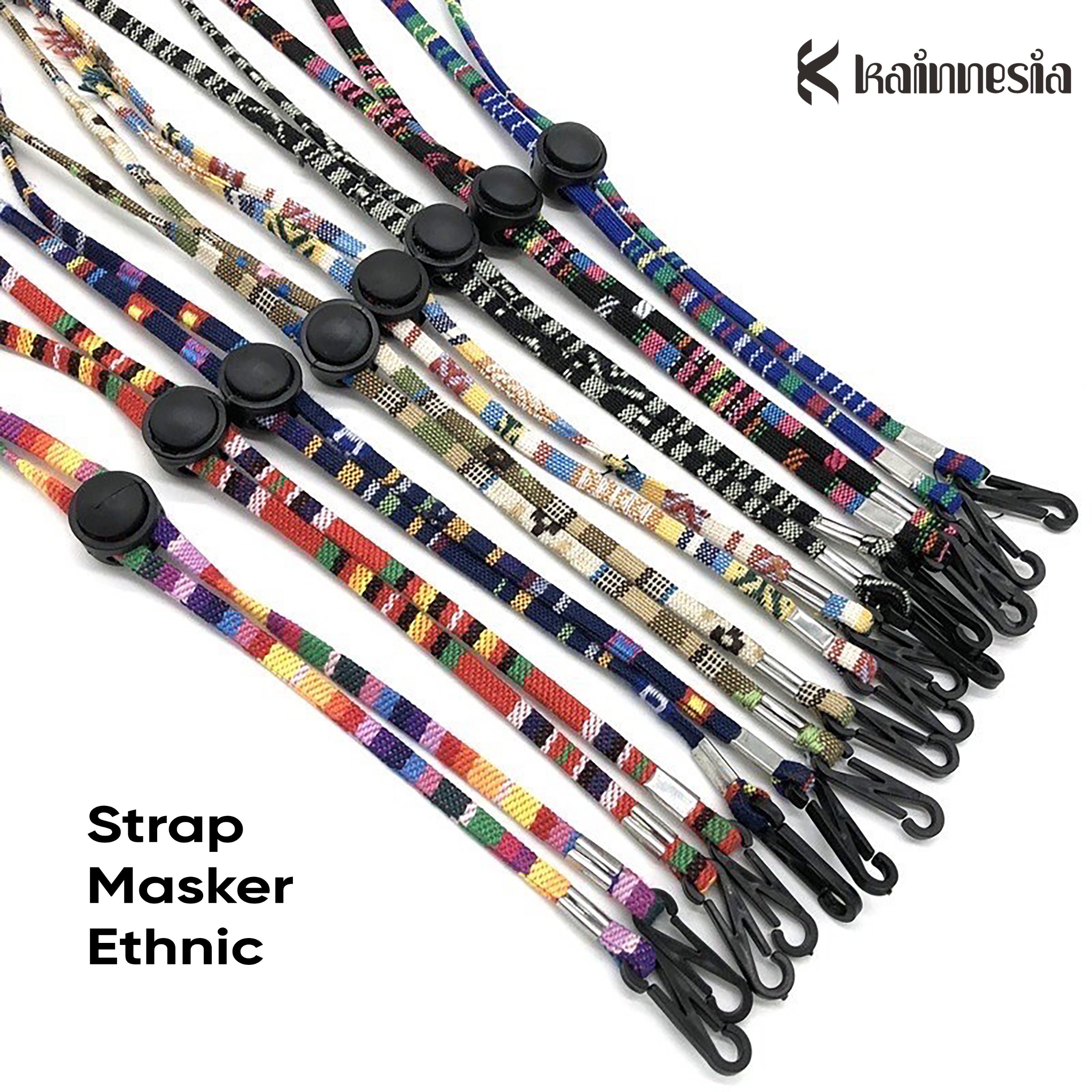 KONEKTOR - STRAP MASKER - MOTIF TENUN