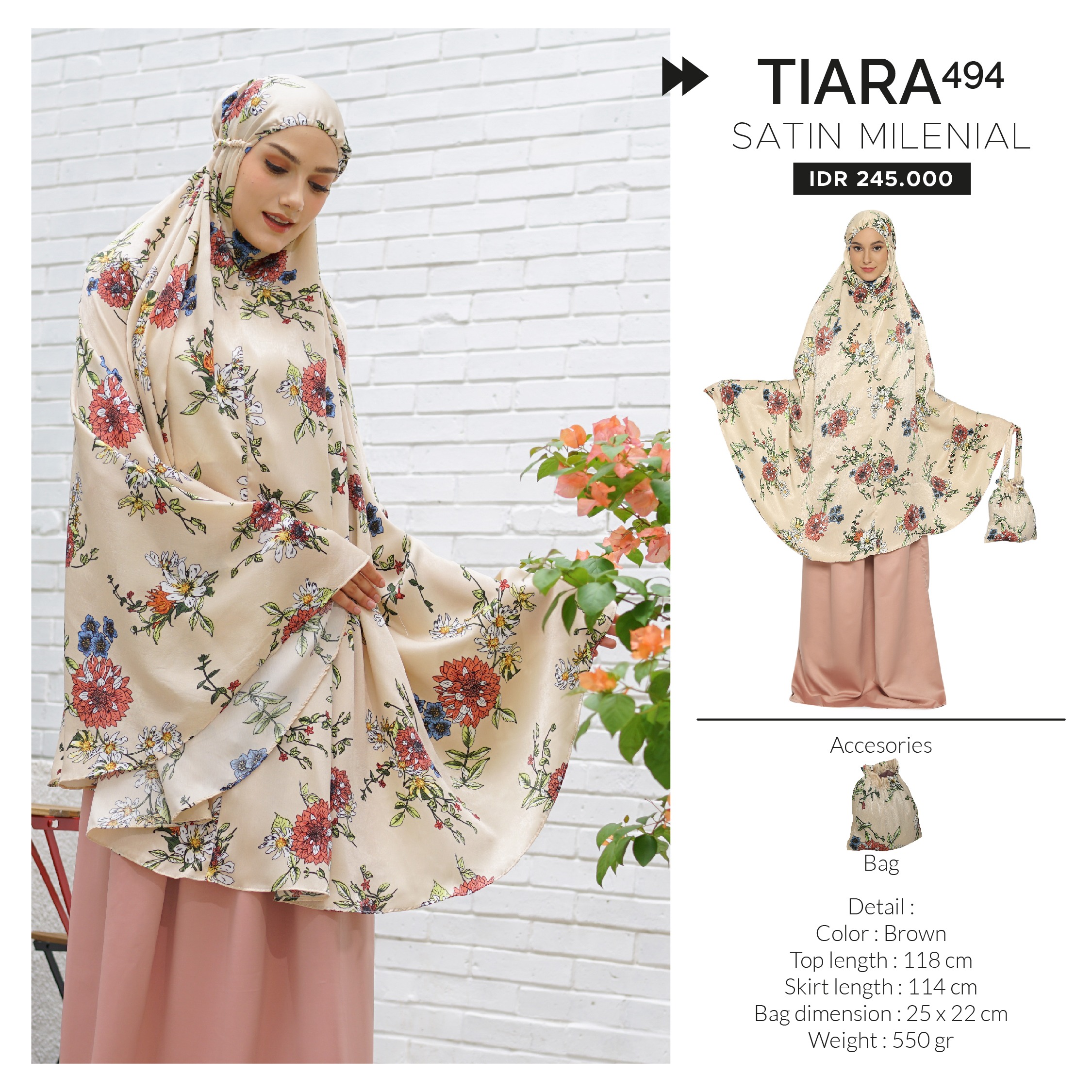 Tatuis Mukena Tiara 494 Modesty For Mom Series