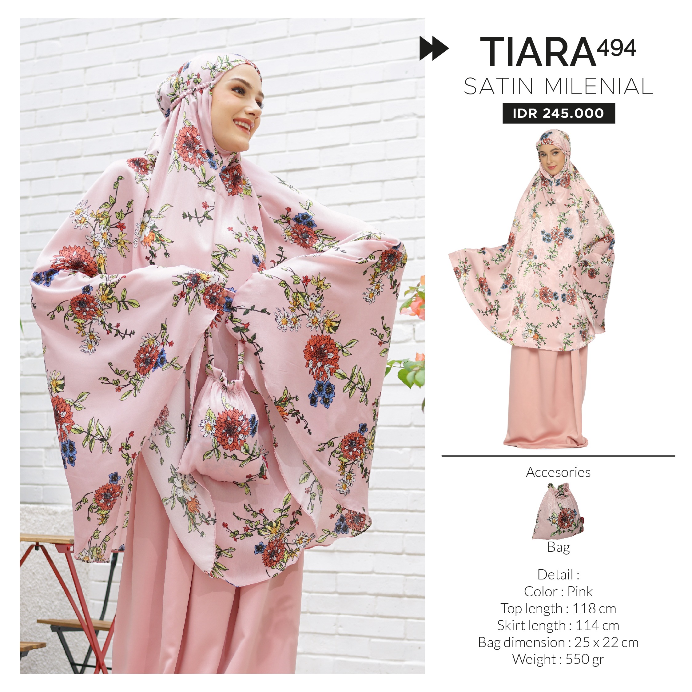 Tatuis Mukena Tiara 494 Modesty For Mom Series