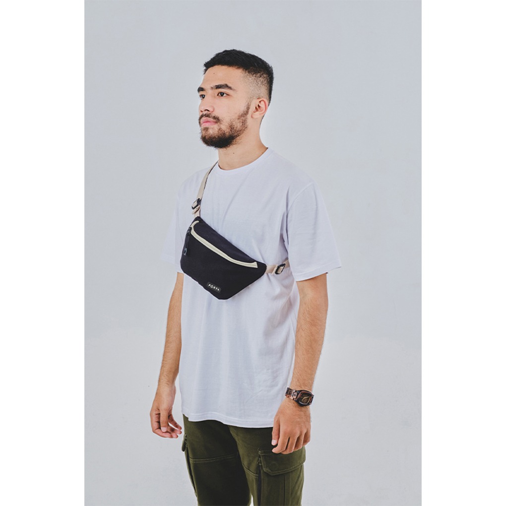 PAXTA WAIST BAG 01 BLACK
