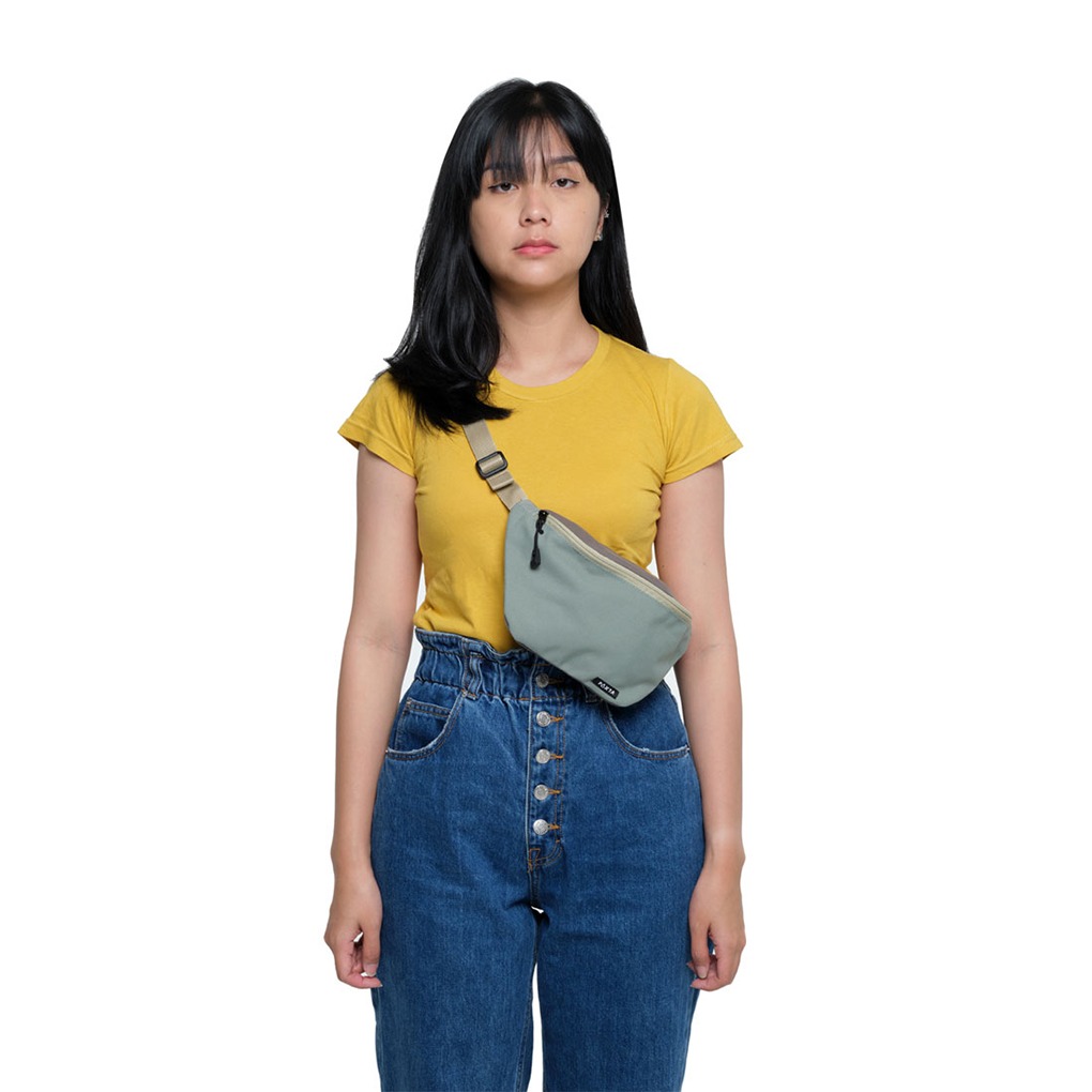 PAXTA WAIST BAG 01 GREEN GREY