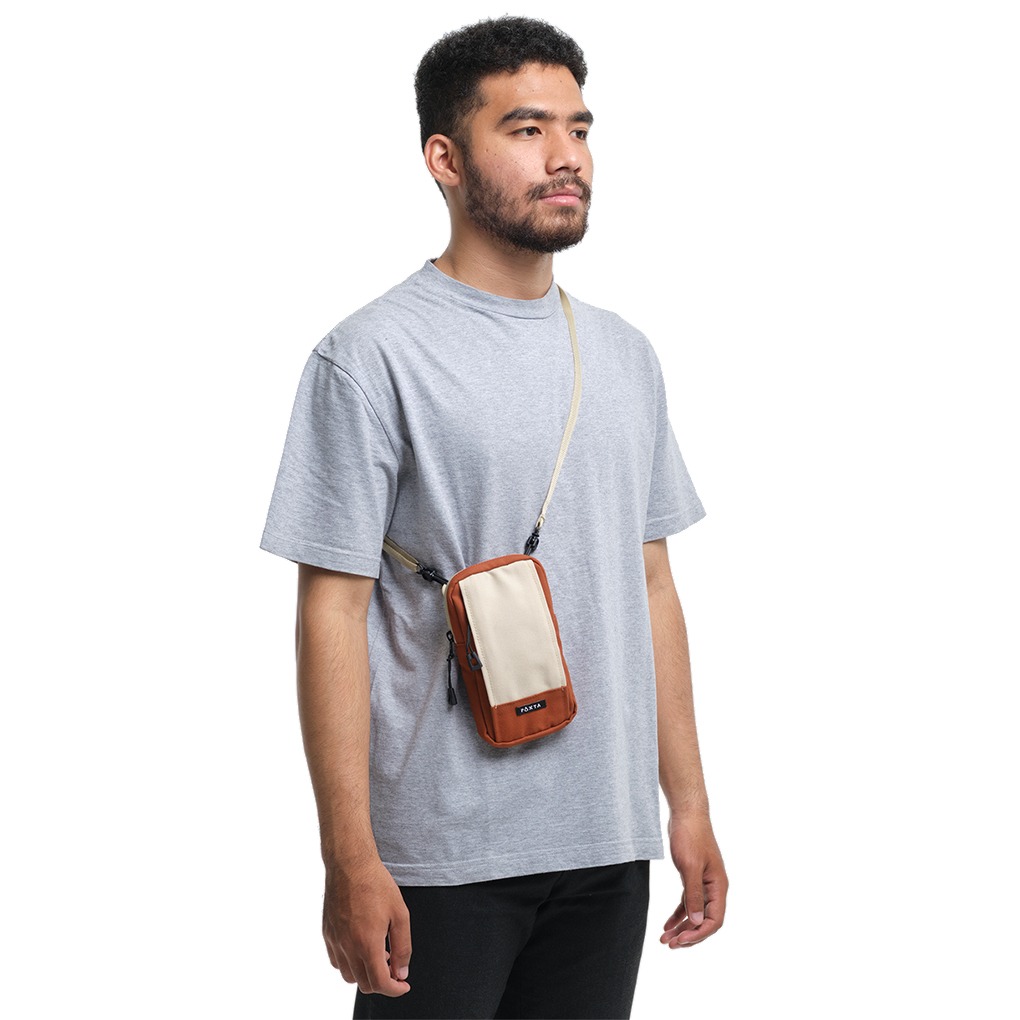 PAXTA POUCH 01 TERRACOTTA CREAM