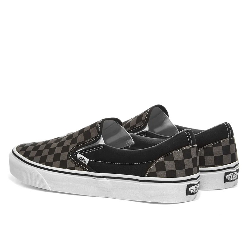 VANS CLASSICS SLIP-ON CHECKERBOARD BLACK POWTER