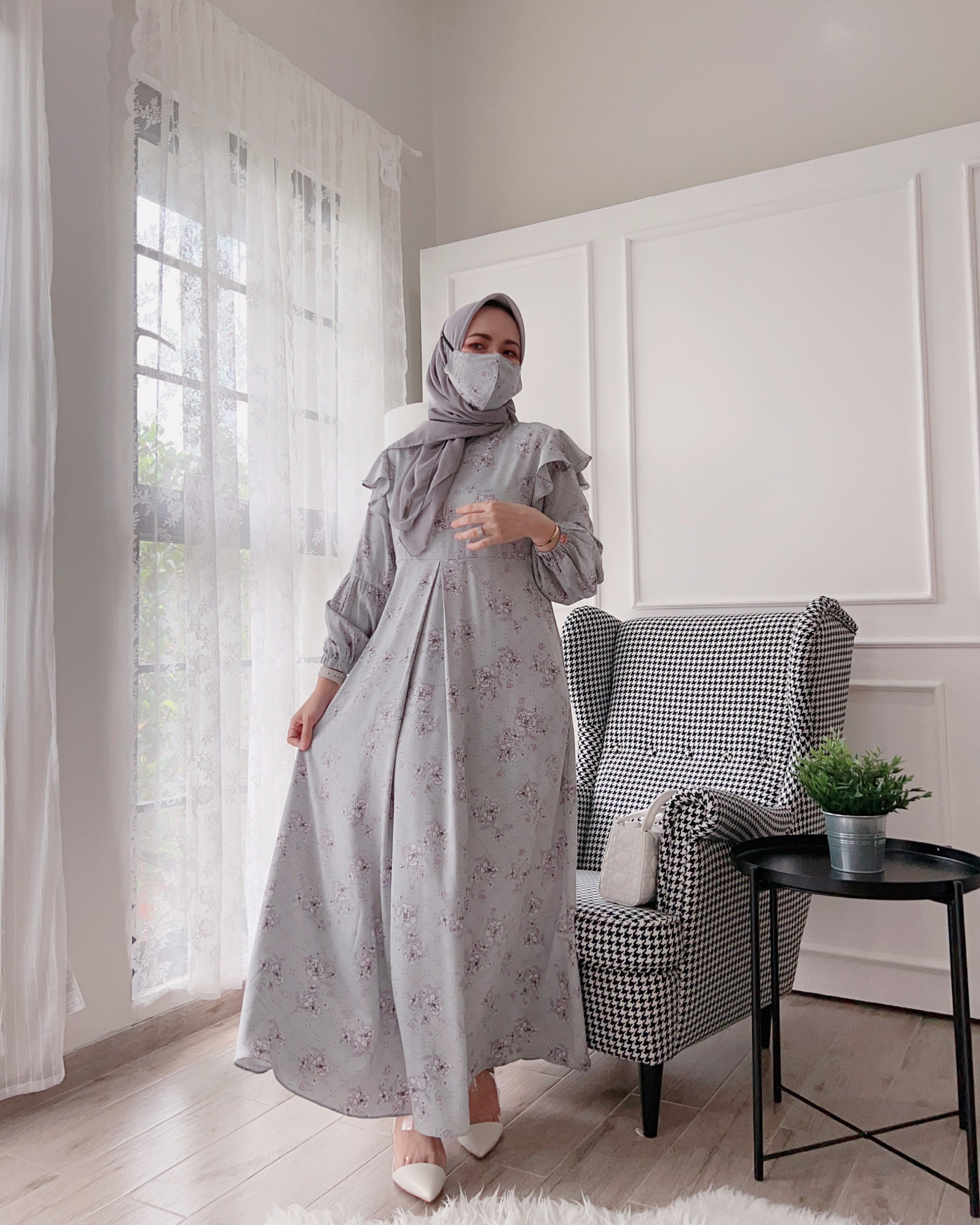 Alaana Silk Dress Raya Series by Fhanza