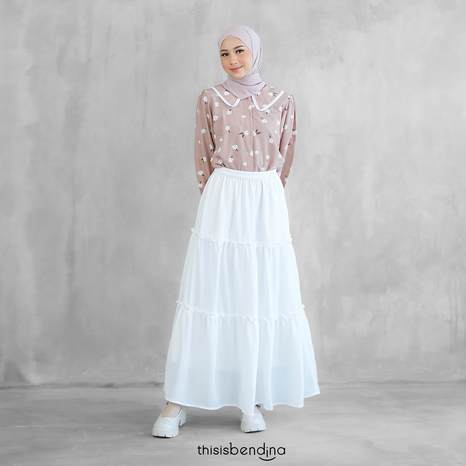 Zara Skirt White