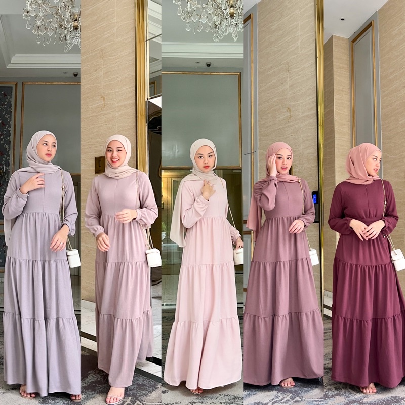 ITSMOSTLY - Claire Dress (Gamis / Dress Crinkle)