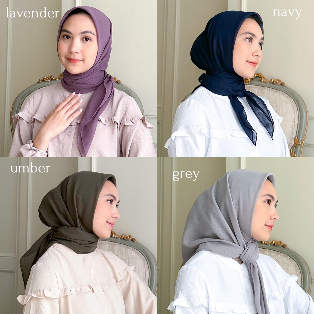 ITSMOSTLY - Aiko Paris Japan (Hijab Segiempat Paris Jepang Premium Super Tegak)