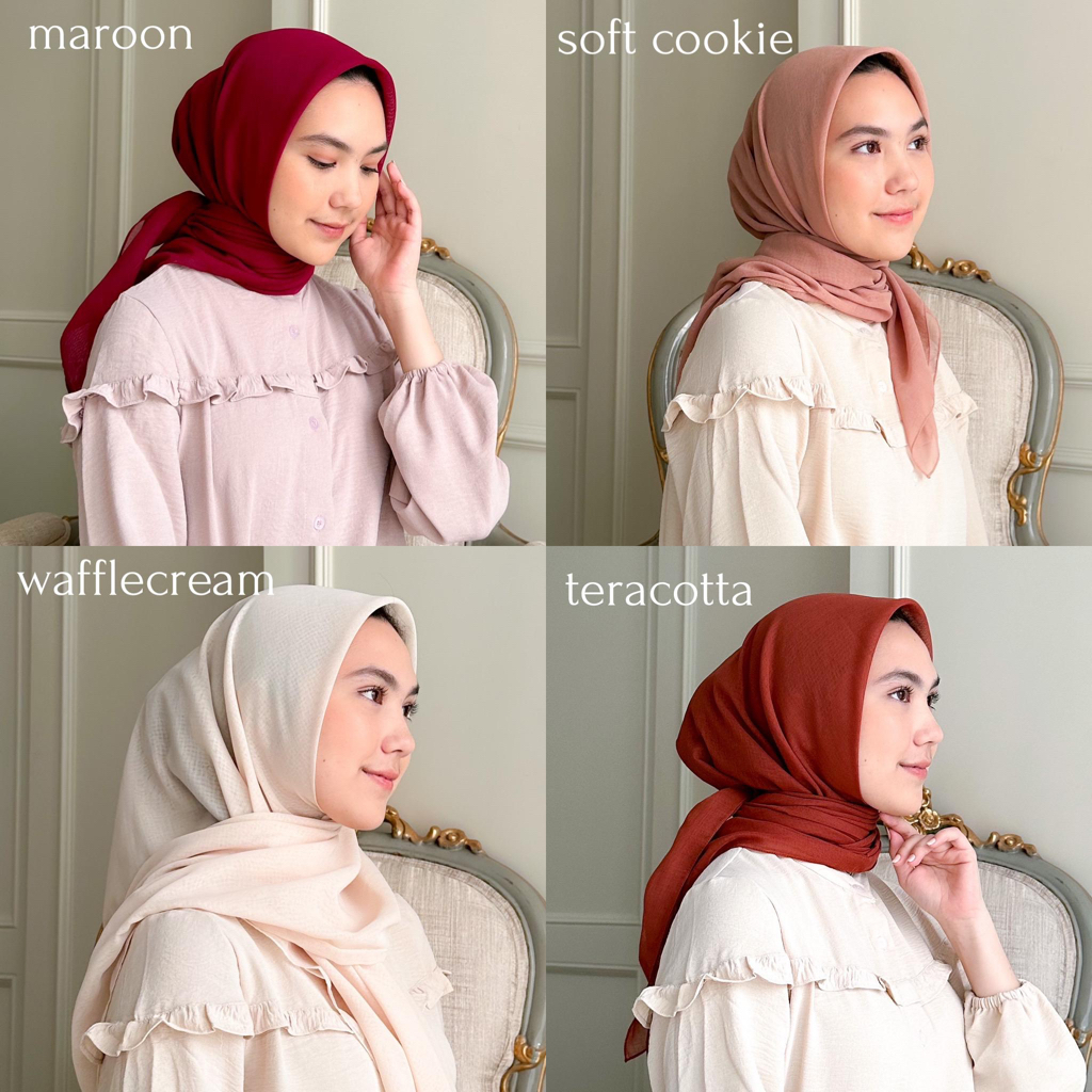 ITSMOSTLY - Aiko Paris Japan (Hijab Segiempat Paris Jepang Premium Super Tegak)