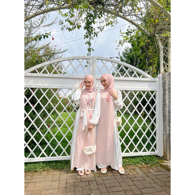 ITSMOSTLY - Jane Ribbon Dress (Gamis / Dress Coquette)