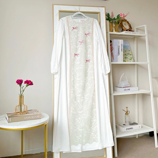 Image of ITSMOSTLY - Jane Ribbon Dress (Gamis / Dress Coquette)