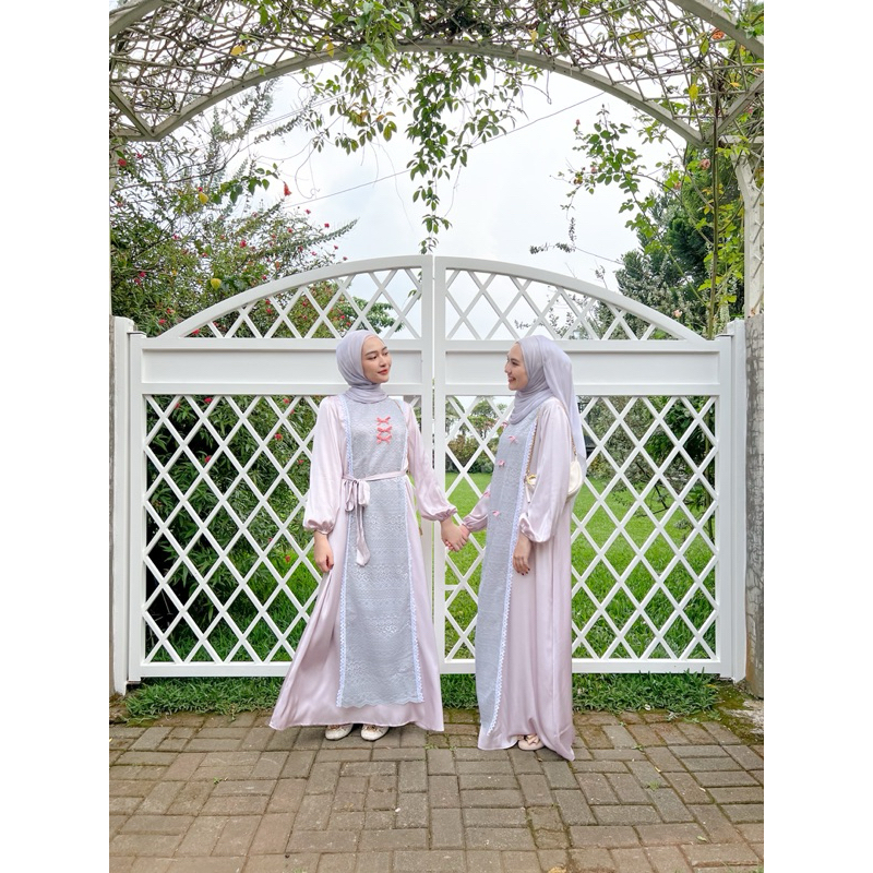 ITSMOSTLY - Jane Ribbon Dress (Gamis / Dress Coquette)