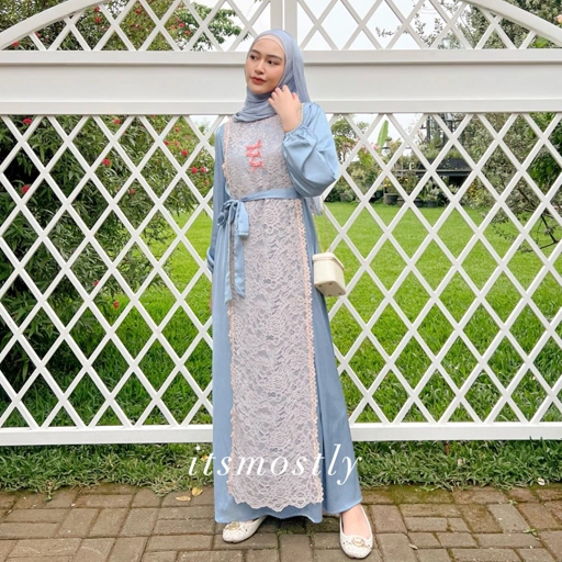 Image of ITSMOSTLY - Eonni Ribbon Dress (Dress Coquette)