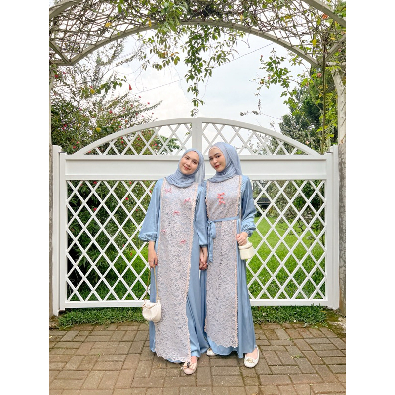 ITSMOSTLY - Jane Ribbon Dress (Gamis / Dress Coquette)